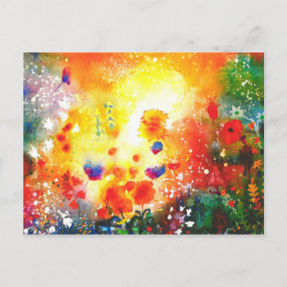 Carte Postale Le jardin d'été original.