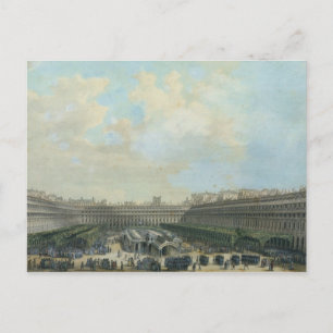 Carte Postale Le Jardin du Palais Royal, 1791