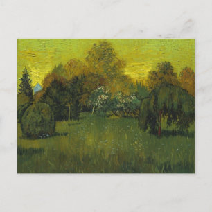 Carte Postale Le jardin du poète Van Gogh Art