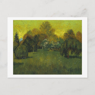 Carte Postale Le jardin du poète Van Gogh Art