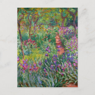 Carte Postale Le Jardin Iris De Giverny By Claude Monet