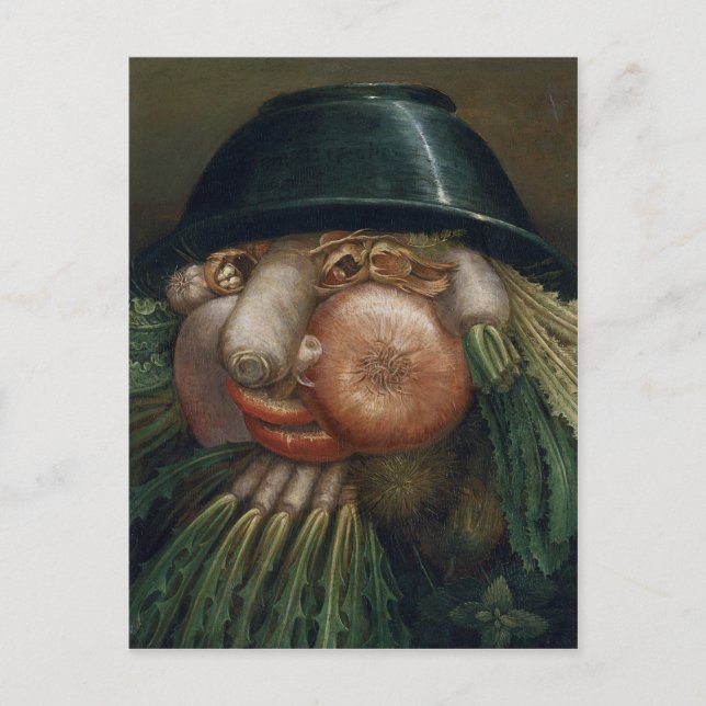 Carte Postale Le jardinier végétal - Giuseppe Arcimboldo (Devant)