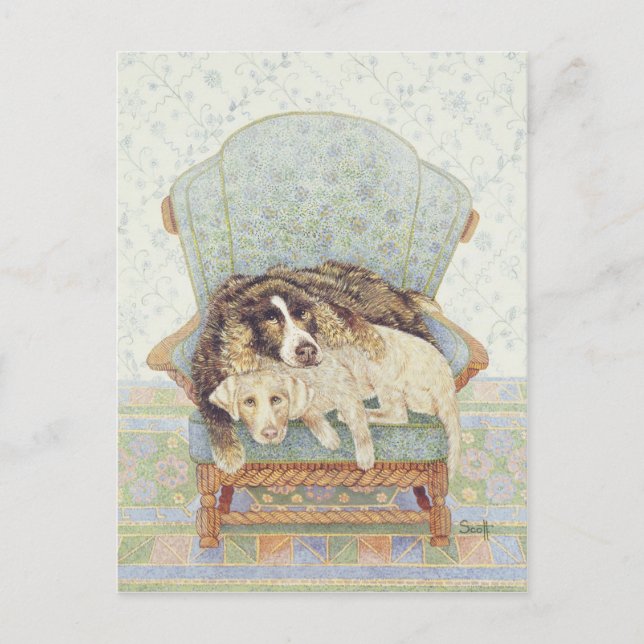 Carte Postale Le jeu d'attente (Devant)