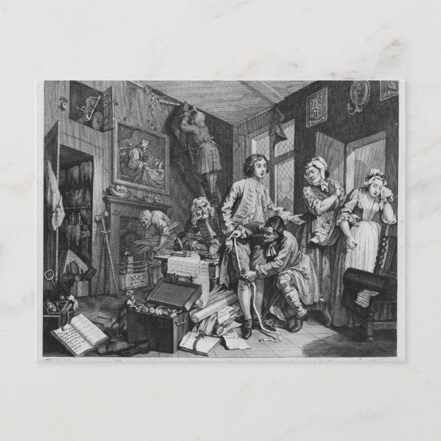 Carte Postale Le Jeune Héritier Prend La Possession De (Devant)