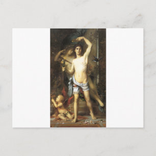 Carte Postale Le jeune homme et la mort par Gustave Moreau