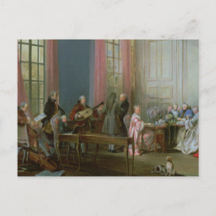 Carte Postale Le Jeune Mozart au clavichord