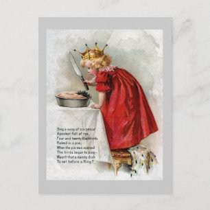 Carte Postale Le jeune roi trouve des oiseaux noirs dans la tour