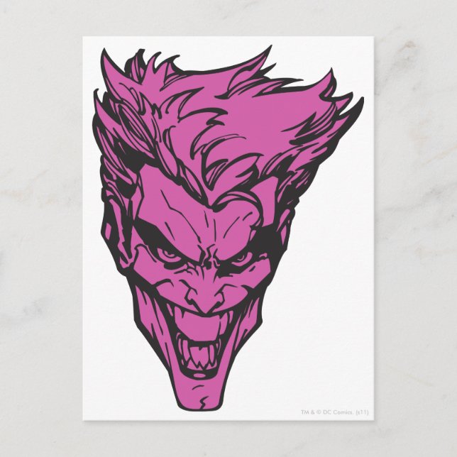 Carte Postale Le Joker Pink (Devant)