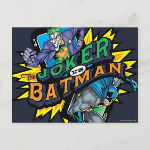 Carte Postale Le Joker Vs Batman