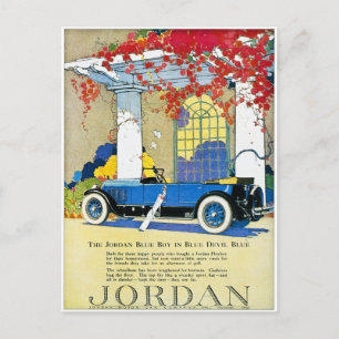 Carte Postale Le Jordan Blue Boy Vintage Classic Car