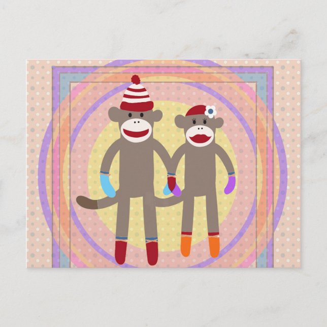Carte Postale Le Joyeux Couple. (Devant)