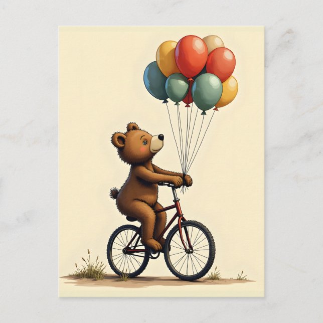 Carte Postale Le joyeux tour de l'ours (Devant)