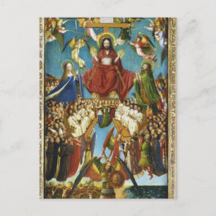 Carte Postale Le jugement Dernier de Jan Van Eyck