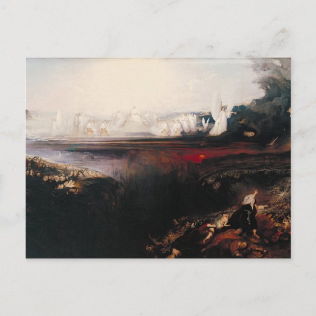 Carte Postale Le jugement Dernier de John Martin (Devant)