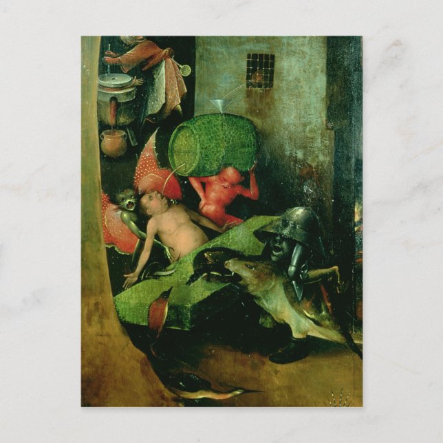 Carte Postale Le jugement Dernier : Détail du masque (Devant)