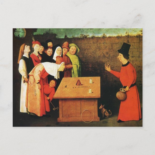 Carte Postale Le juré par Hieronymus Bosch (Devant)
