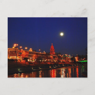 Carte Postale Le Kansas City Plaza s'illumine sous une Pleine lu