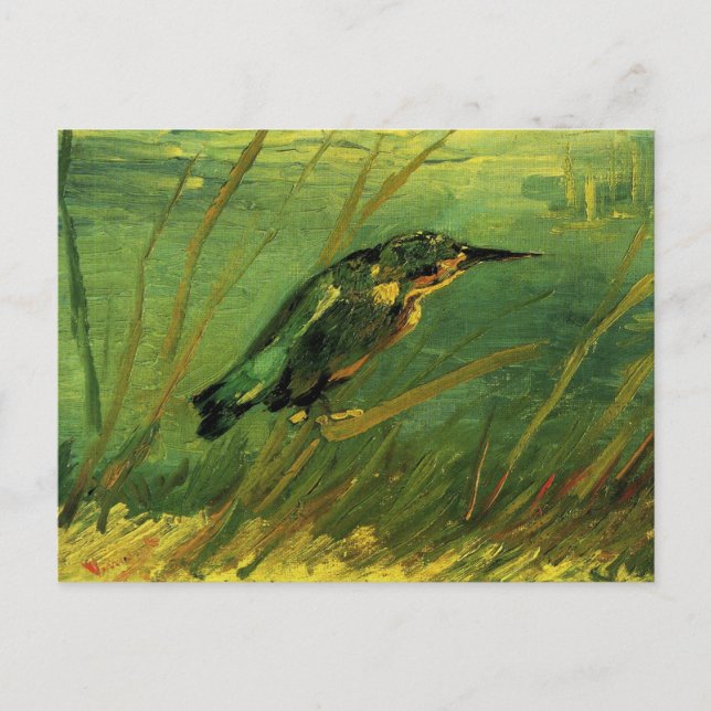 Carte Postale Le Kingfisher, Van Gogh Art (Devant)