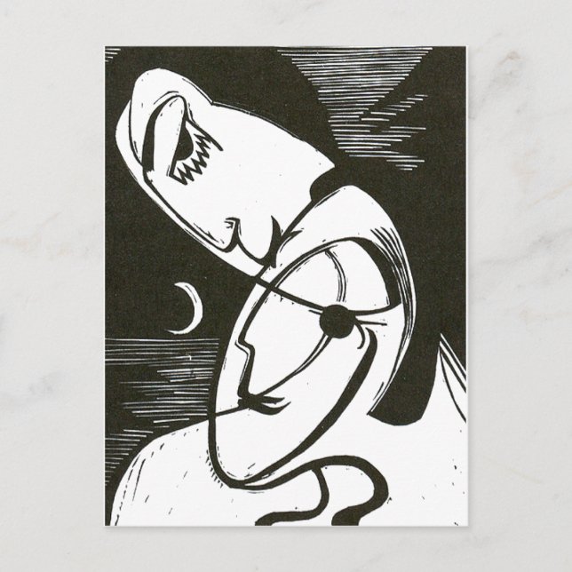 Carte Postale Le Kiss By Moonlight et Ocean (Devant)