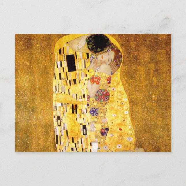 Carte Postale Le Kiss Gustav Klimt (Devant)
