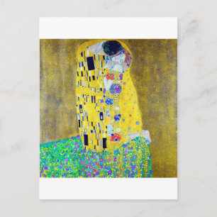 Carte Postale Le Kiss, Gustav Klimt