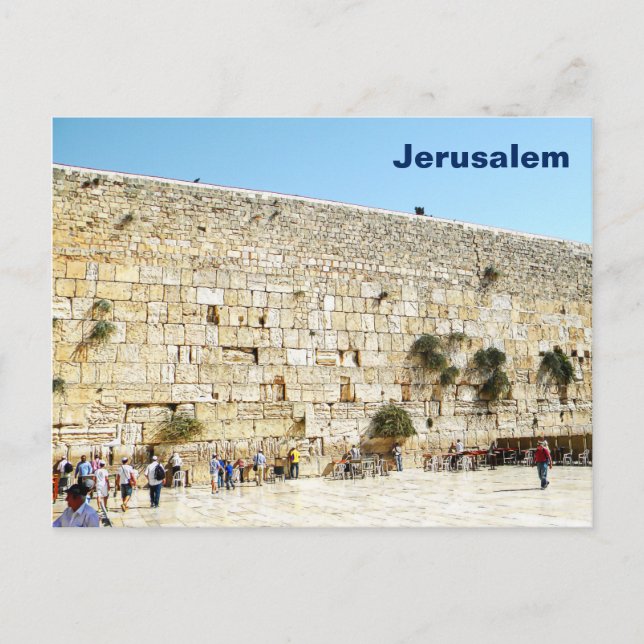 Carte Postale Le Kotel - Mur occidental (Devant)