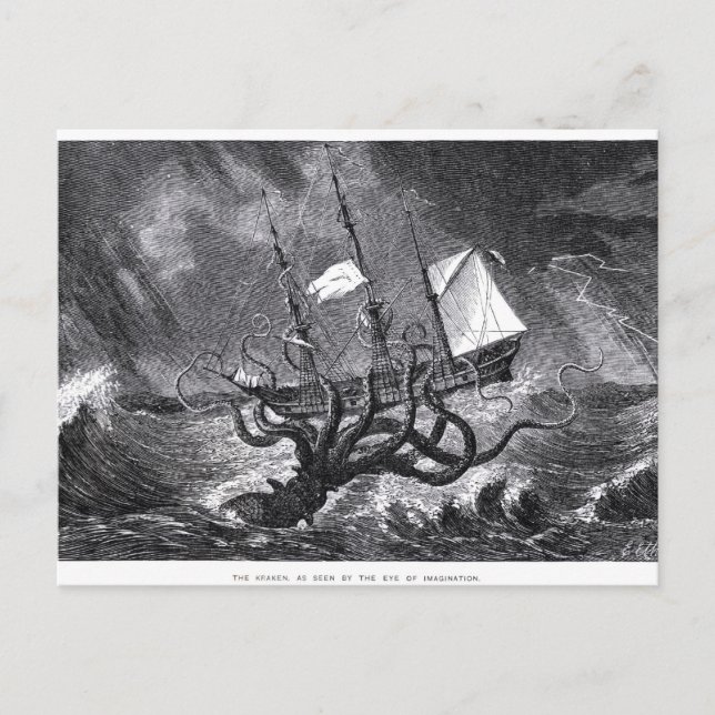 Carte Postale Le Kraken (Devant)