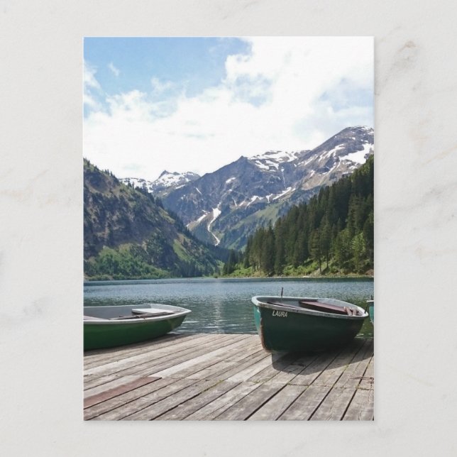 Carte Postale Le lac alpin (Devant)