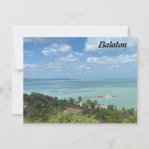 Carte Postale Le lac Balaton
