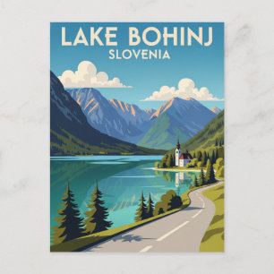 Carte Postale Le lac Bohinj Slovénie