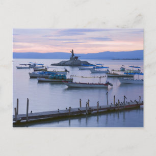 Carte Postale Le lac Chapala Islet et la jetée