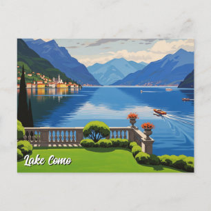 Carte Postale Le Lac de Côme Italie Voyage