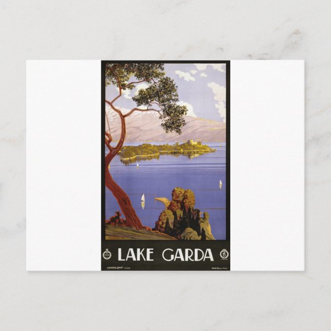 Carte Postale Le lac de Garde (Devant)