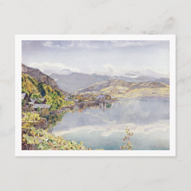 Carte Postale Le lac de Lucerne, le mont Pilatus à l'écart (Devant)