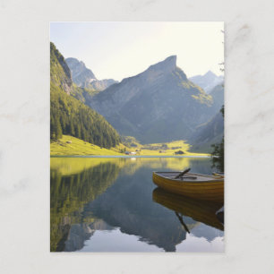 Carte Postale Le lac des Alpes en Suisse