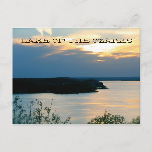 CARTE POSTALE LE LAC DES OZARKS POSTCARD (Devant)