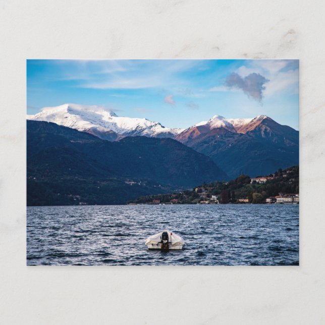 Carte Postale Le lac d'Orta dans le nord de l'italie (Devant)
