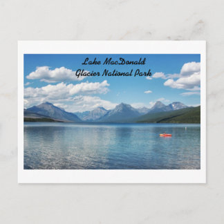 Carte Postale Le lac Macdonald, Parc national des Glaciers