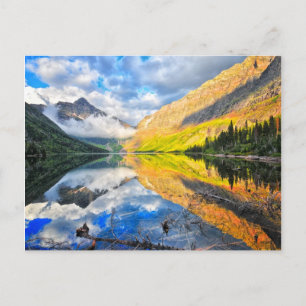 Carte Postale Le lac Médecin supérieur à Sunrise