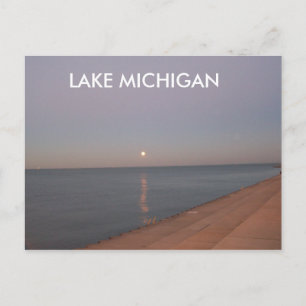 CARTE POSTALE LE LAC MICHIGAN