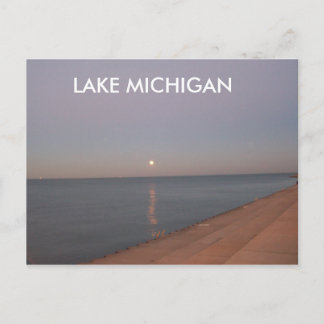 CARTE POSTALE LE LAC MICHIGAN