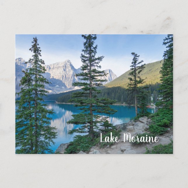 Carte Postale Le lac Moraine à Banff Canada (Devant)