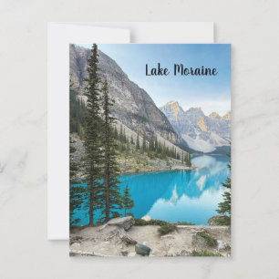 Carte Postale Le lac Moraine à Banff Canada