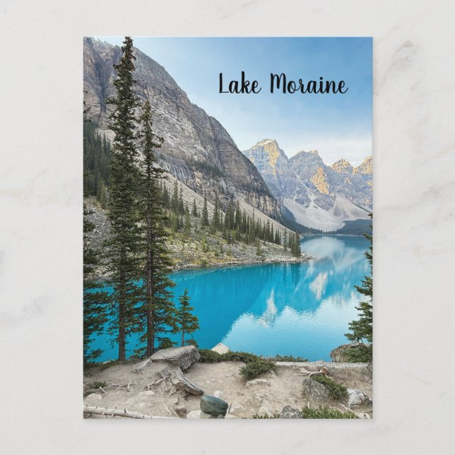Carte Postale Le lac Moraine à Banff Canada (Devant)