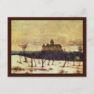 Carte Postale Le Lac Neuchâtel Par Courbet Gustave