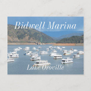 Carte Postale Le lac Oroville, Marina de Bidwell