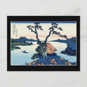 Carte Postale Le lac Suwa dans la province de Shinano (par Hokus