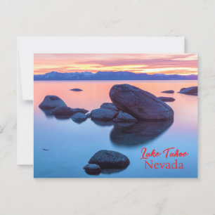 Carte Postale Le lac Tahoe