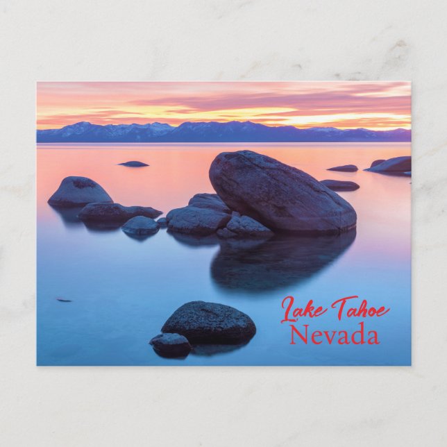 Carte Postale Le lac Tahoe (Devant)