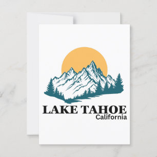 CARTE POSTALE LE LAC TAHOE